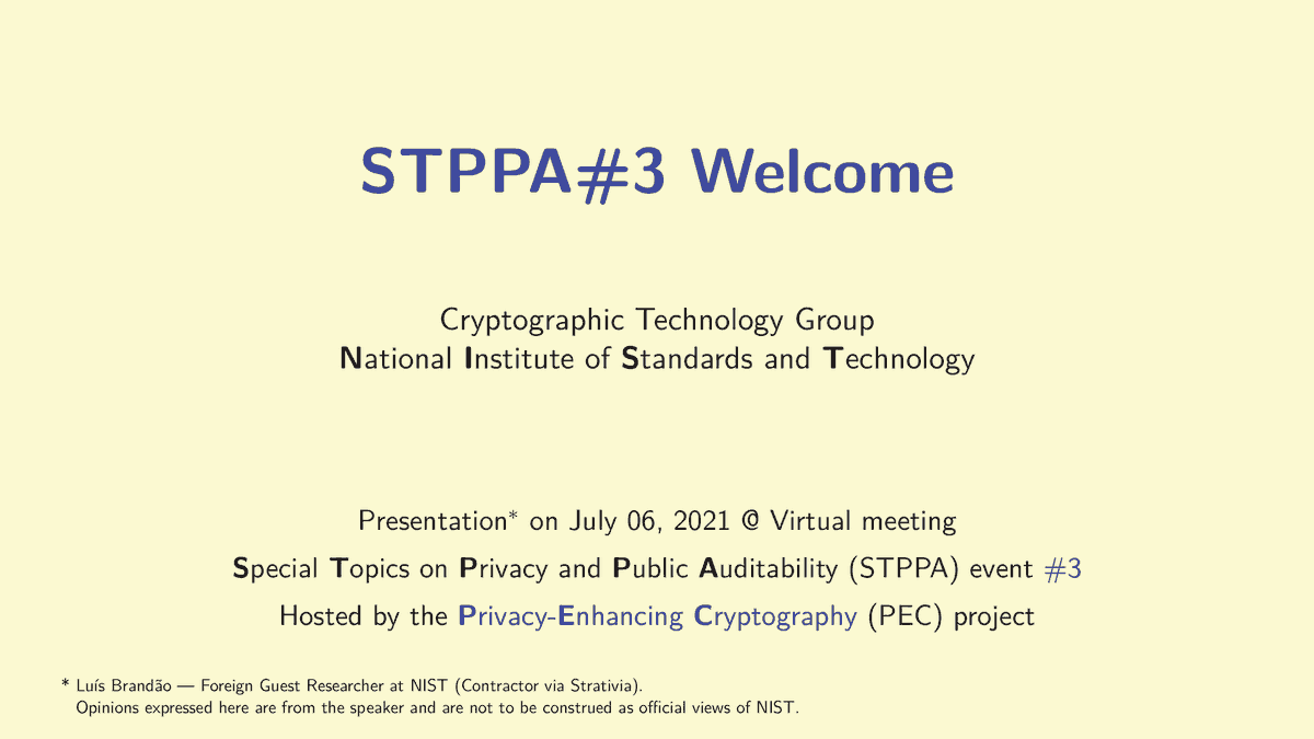 Slide STPPA3 Welcom
