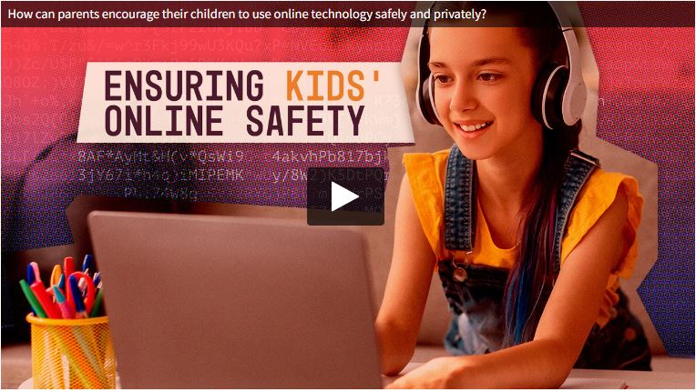 photo of Ensuring kids' online safety video