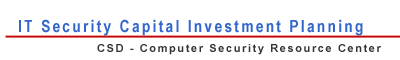 IT Security Capital Investment Planning