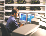 Industrial IT Security Working at workstation image